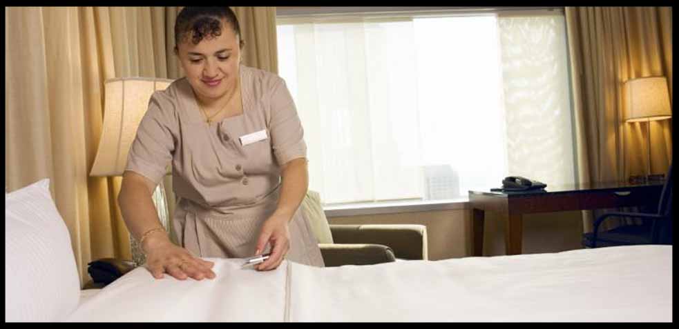 servicio de camarera de pisos en hoteles