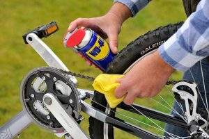 Limpiar y engrasar cadena bici